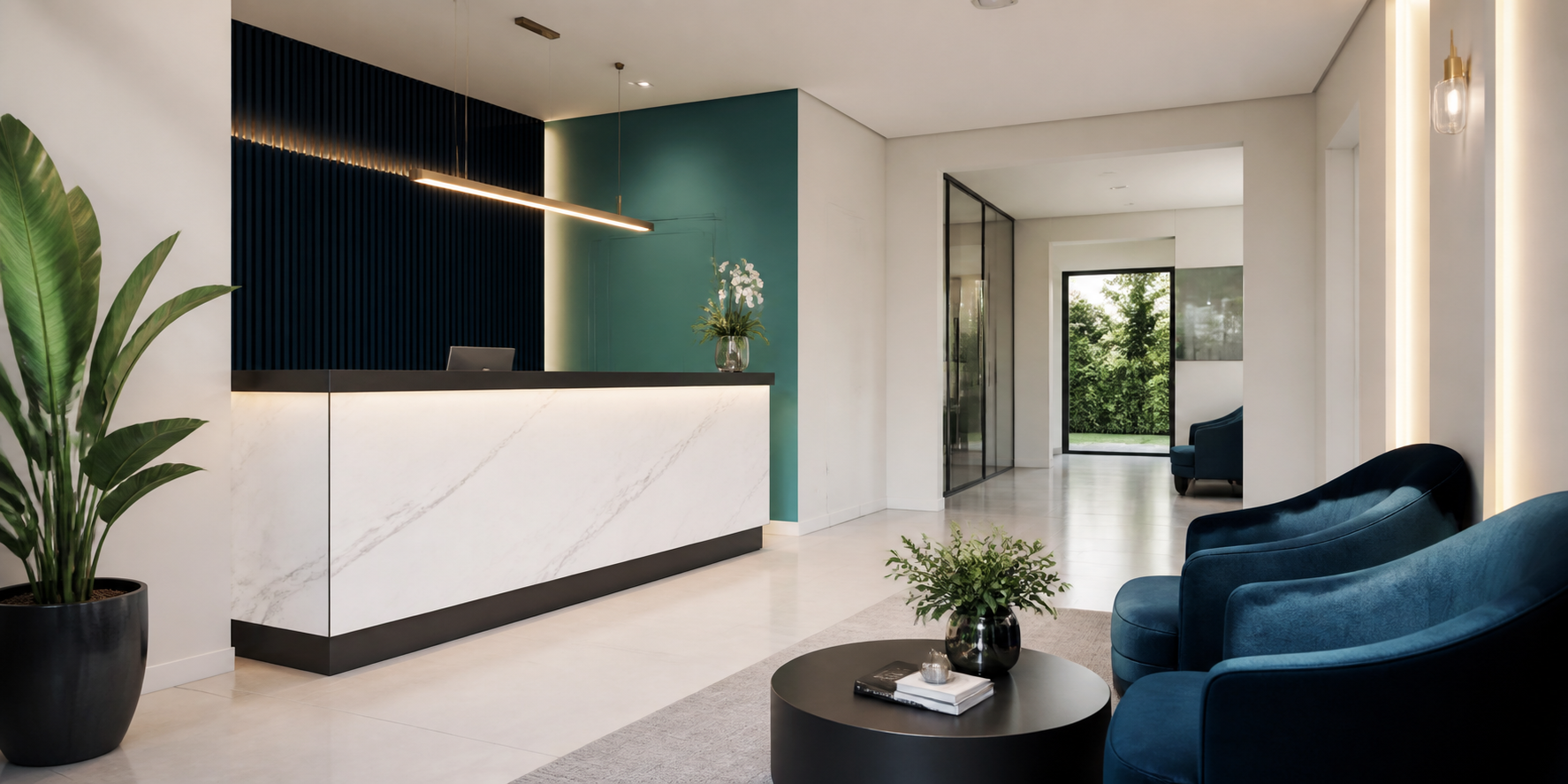 Premium clinic reception