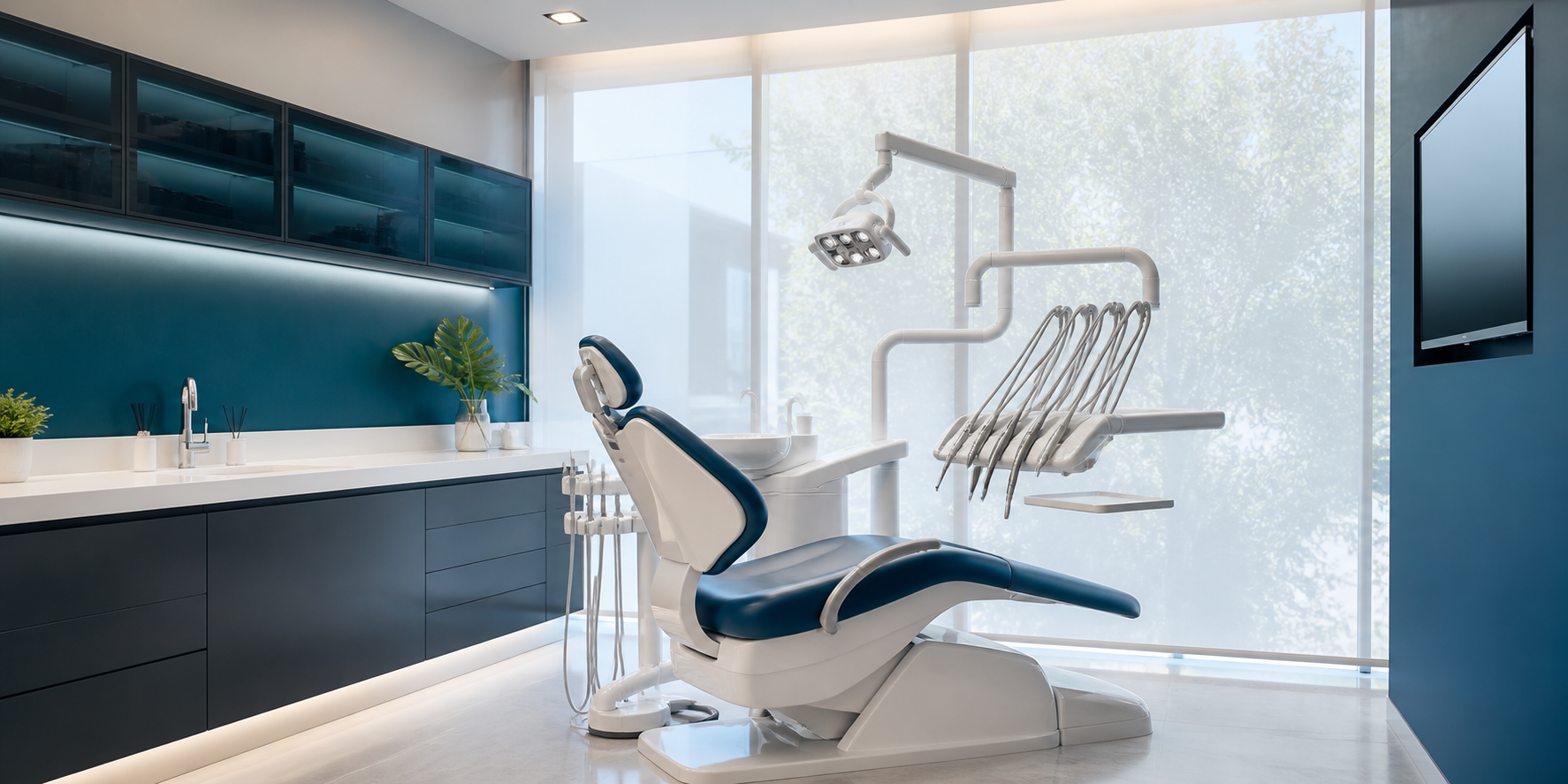 Modern dental room